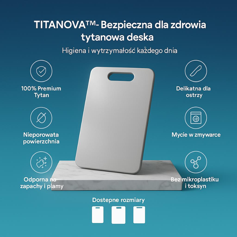 Titanova™ - Bezpieczna dla Zdrowia Tytanowa Deska